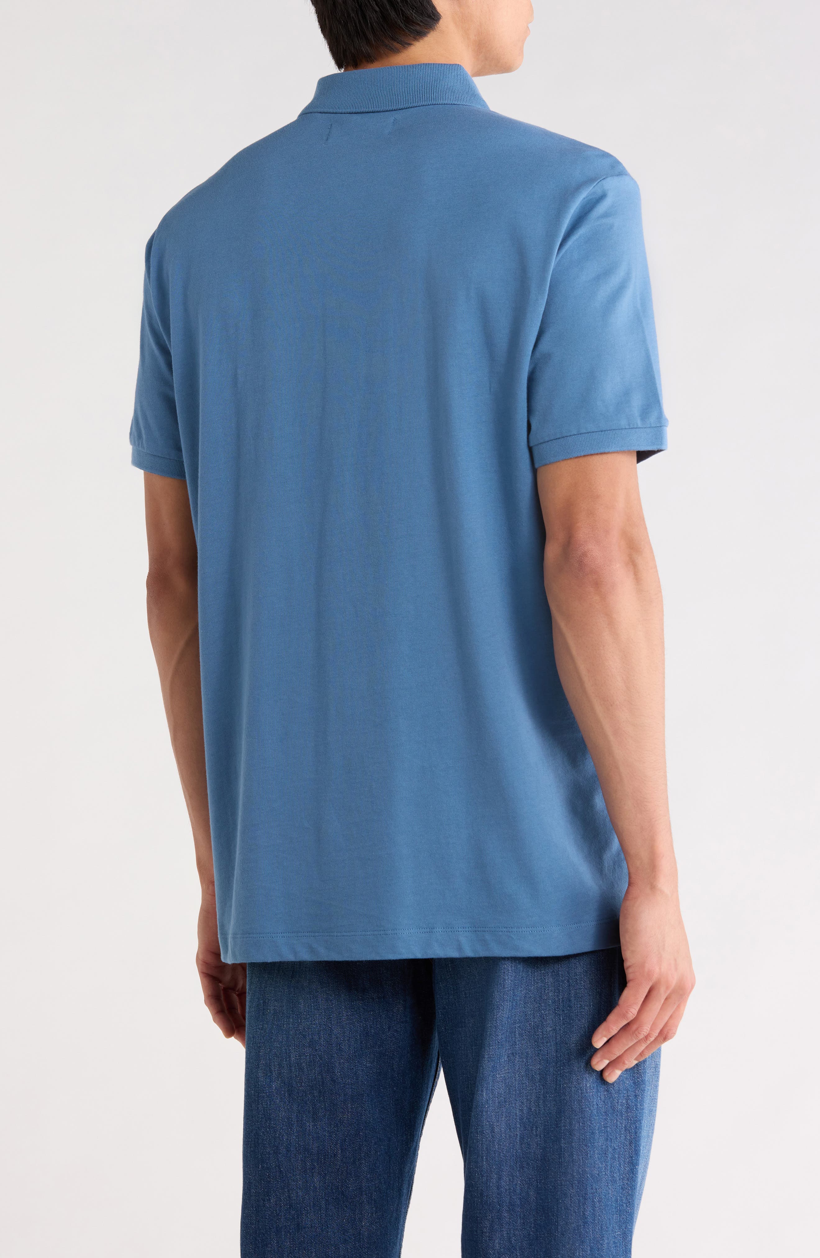 Jacquard Quarter Zip Polo - image 2