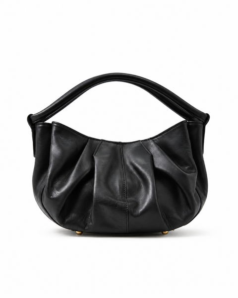 Liora Sculptural Leather Shoulder Bag