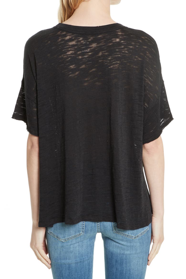 Jordan Burnout Tee, Alternate, color, BLACK