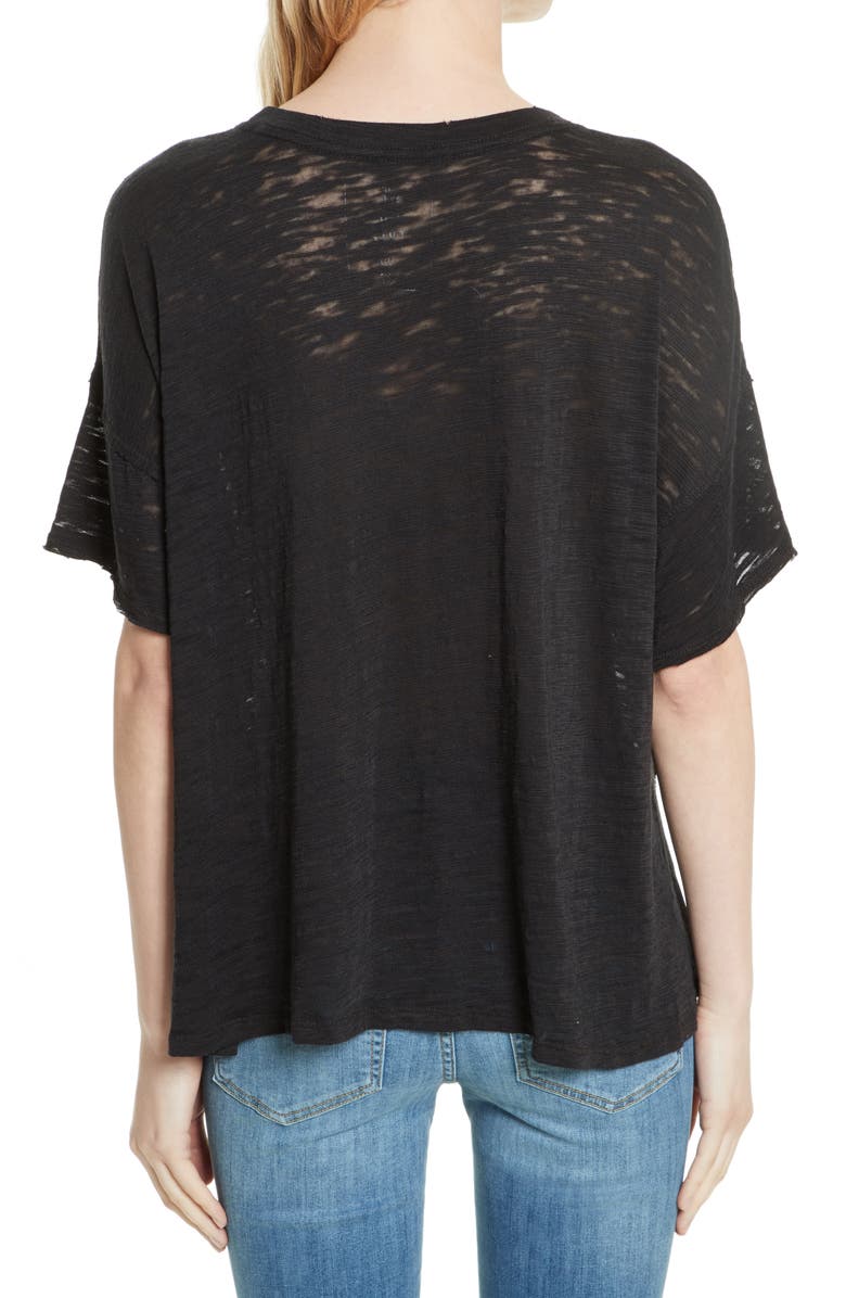 Free People Jordan Burnout Tee, Alternate, color, 
