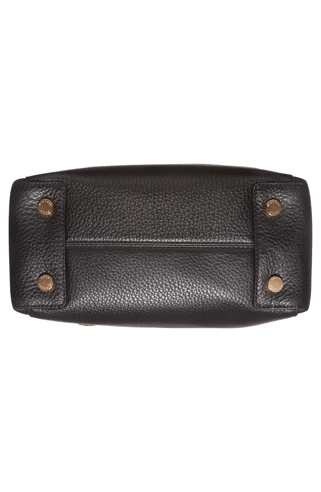'Medium Riley' Satchel, Alternate, color, BLACK