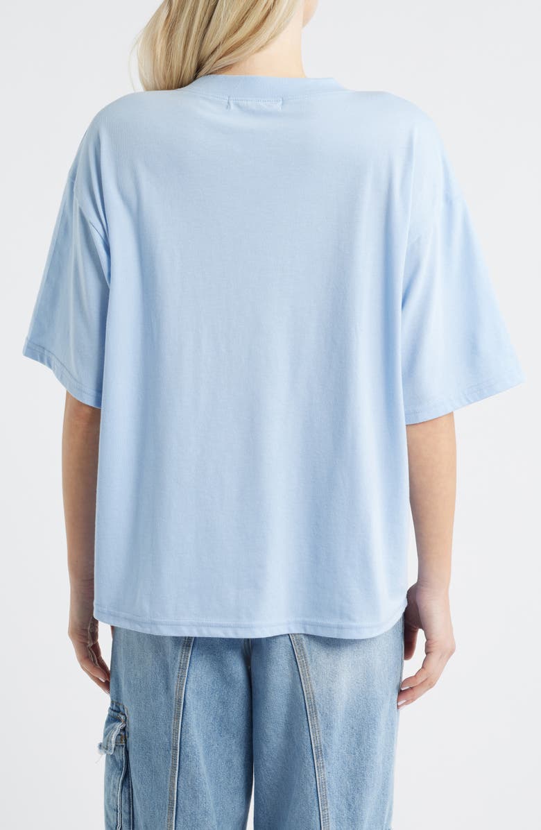 Vinyl Icons 16 Graphic V-Neck T-Shirt, Alternate, color, Light Blue