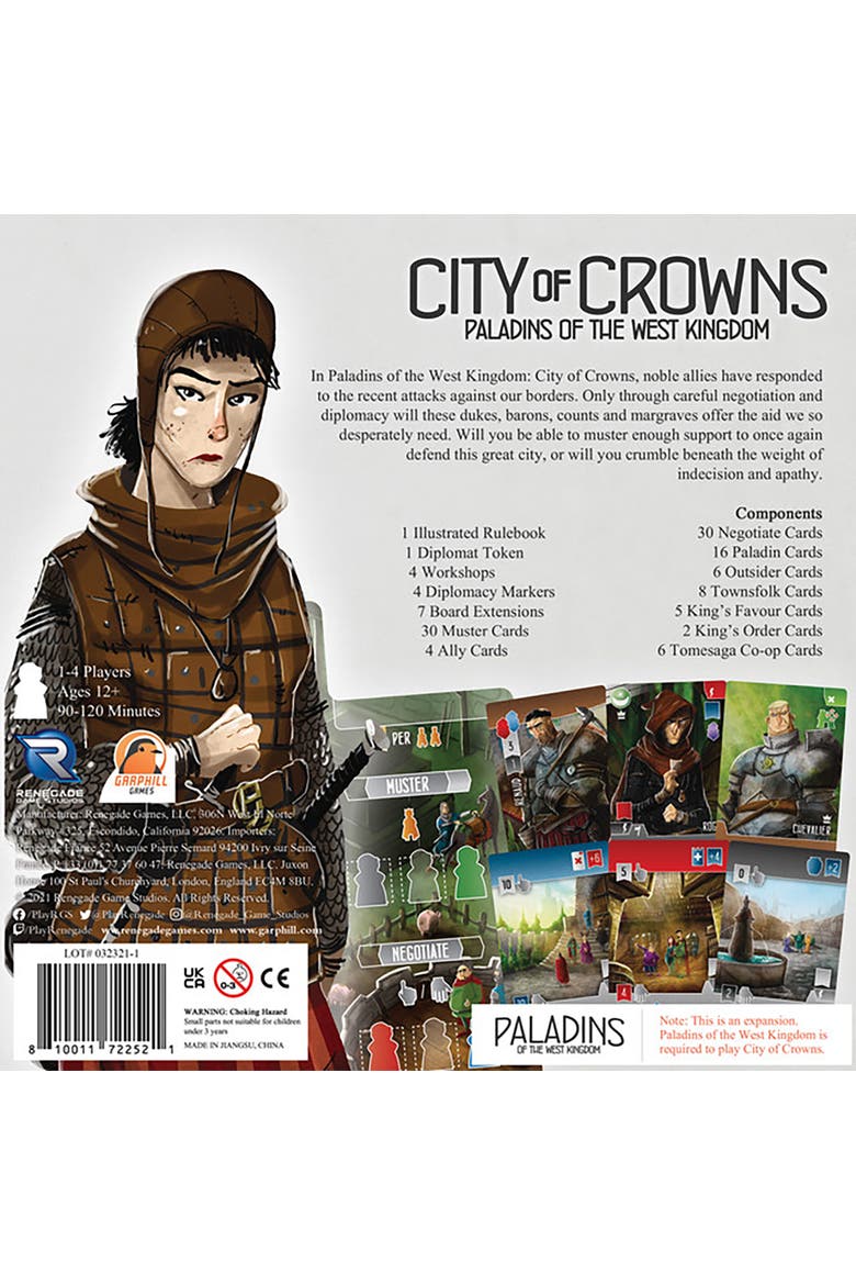 Paladins of the West Kingdom City of Crowns, Alternate, color, Multicolored