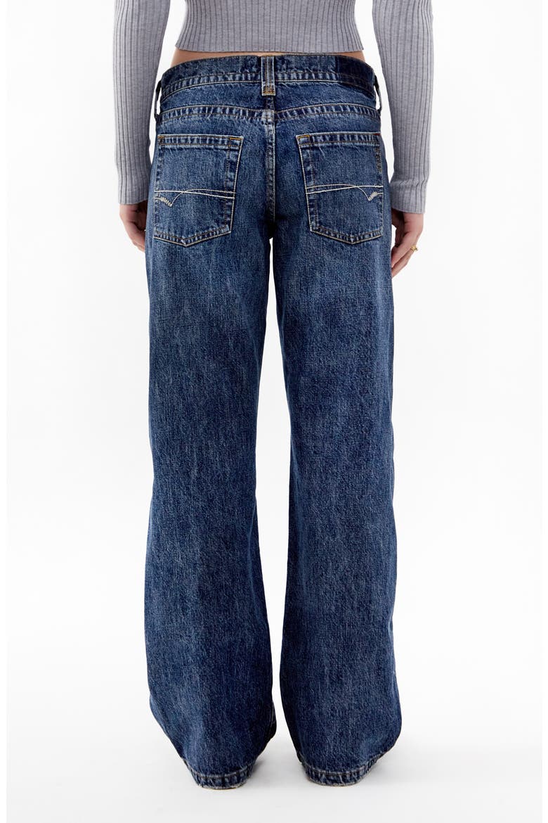 Kayla Low Rise Wide Leg Jeans, Alternate, color, DARK VINTAGE