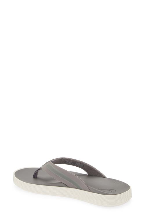 Olukai Leeward Flip Flop In Gray