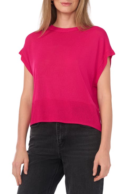 Crewneck Rib Sweater Top