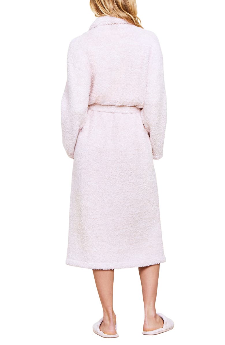 Barefoot Dreams<sup>®</sup> Gender Inclusive CozyChic<sup>™</sup> Robe, Alternate, color, He Dusty Rose-White