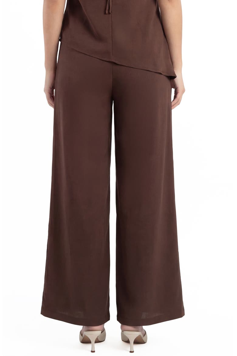 Iced Tea Wide Leg Pants, Alternate, color, CHOCOLATE