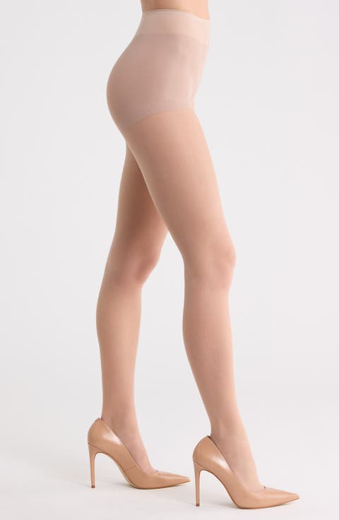 2-Pack Sheer Control Top Pantyhose