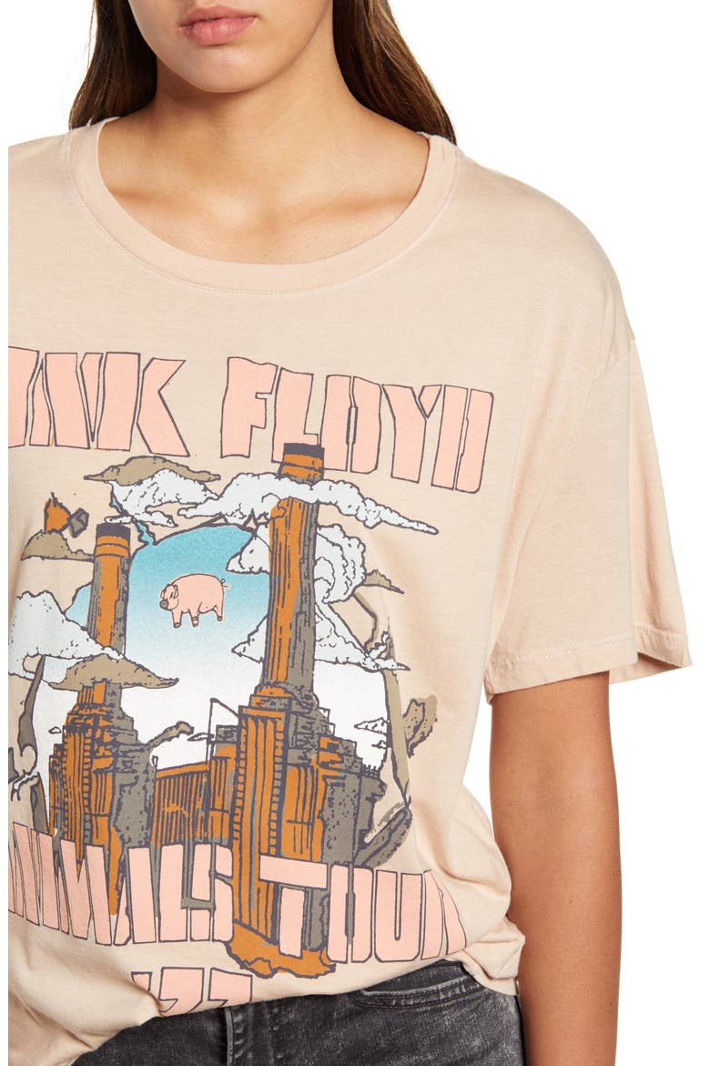 Pink Floyd Animals Tour Tee, Alternate, color, WASHED BLACK