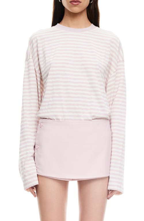 Lioness Bloom Stripe Top In Pink