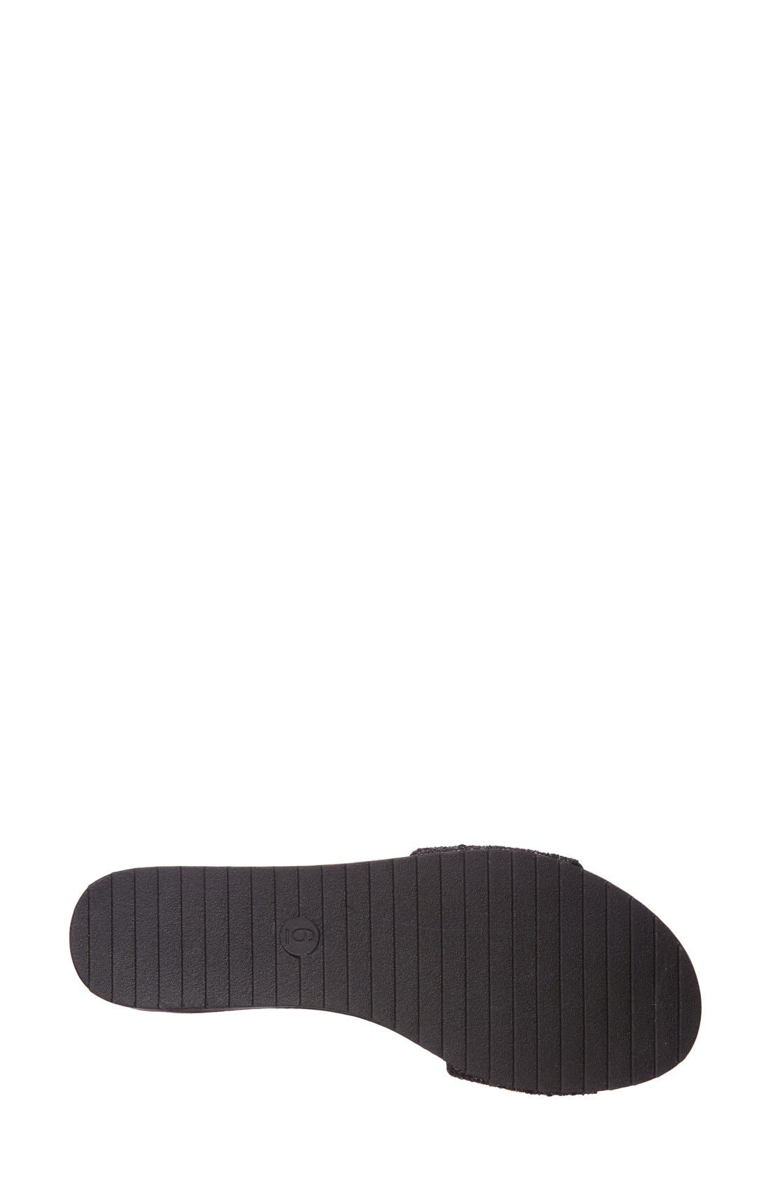 KENDALL + KYLIE Madden Girl 'Sakii' Glitter Slide Sandal, Alternate, color, 