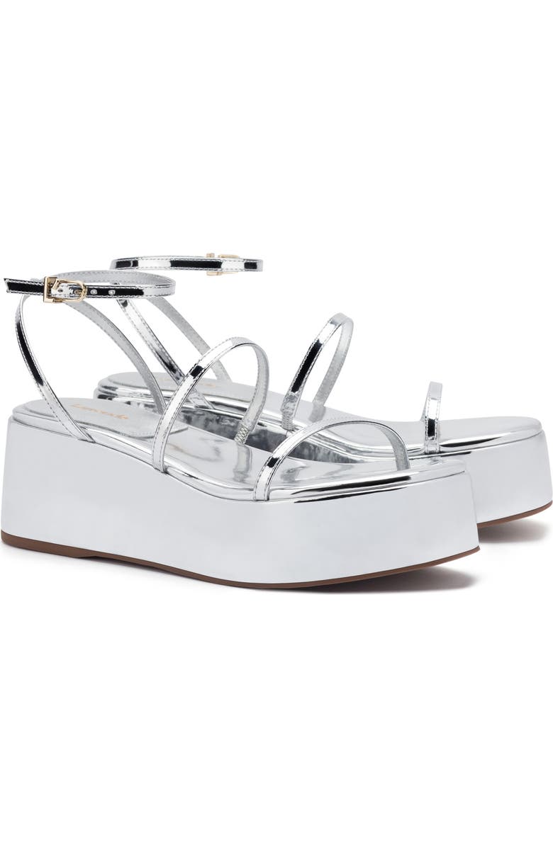 Larroudé Gio Platform Sandal, Main, color,