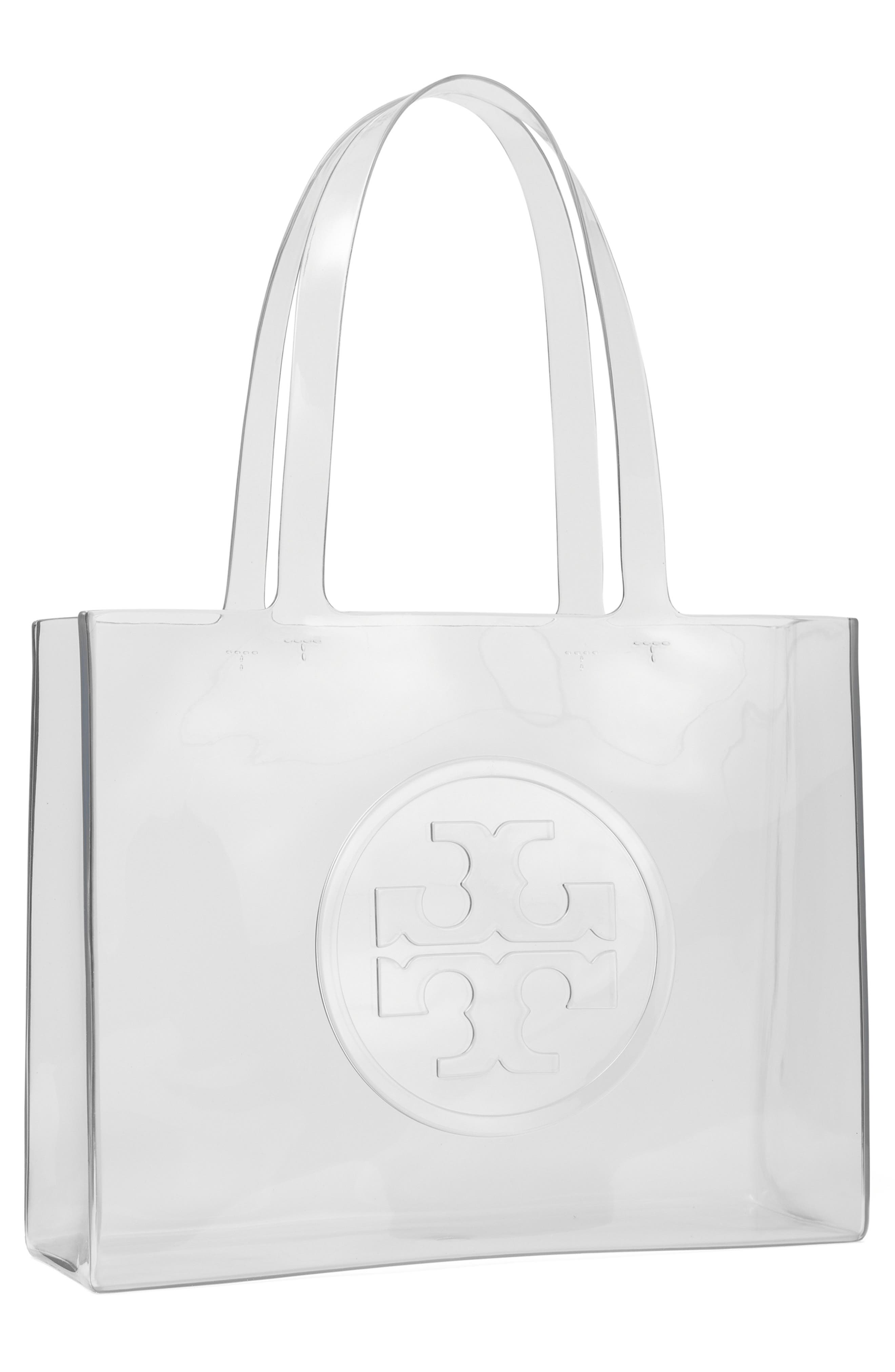 Tory Burch Small Ella Clear Tote, Alternate, color, Crysyal Clear