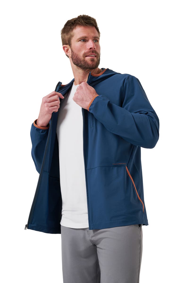 TravisMathew Long Layover Hoodie, Alternate, color, Titan