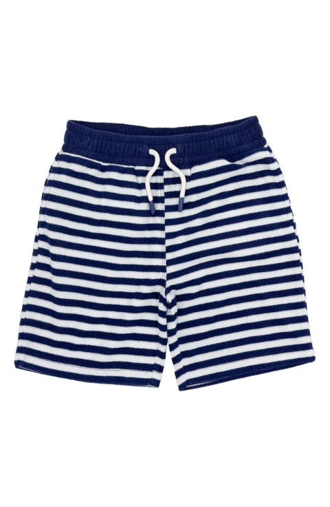 Kids' Coastal Stripe Terry Cover-Up Shorts (Toddler, Little Kid & Big Kid)