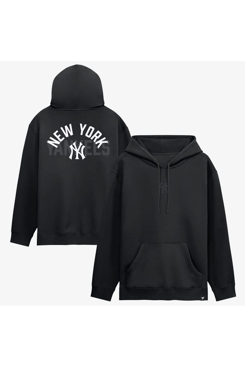 Men's Fanatics  New York Yankees Black Out Fleece Hoodie, Main, color, Black