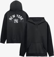 FANATICS Men's Fanatics New York Yankees Black Out Fleece Hoodie