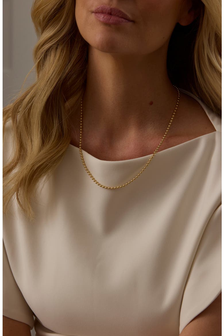 18k Gold Large Round Bead 20-Inch Necklace, Alternate, color, 18K YELLOW GOLD