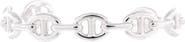 Pre-Owned Hermes Chaine d'Ancre Enchainee Cuff Bracelet Sterling Silver Medium