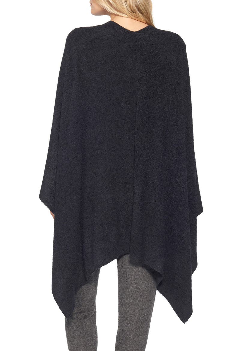Open Front Wrap, Alternate, color, BLACK