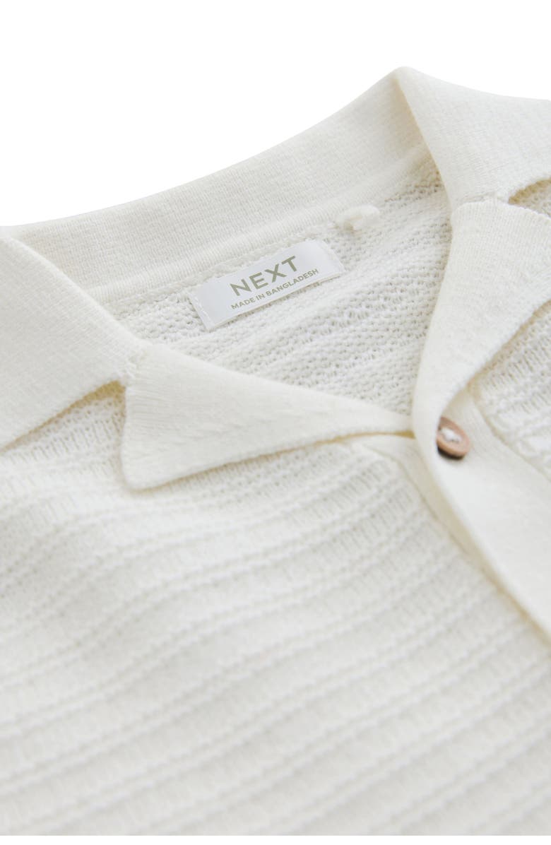 NEXT Kids' Collar Cardigan, Alternate, color, Neutral