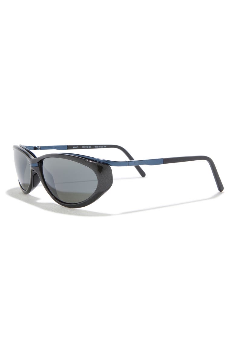58mm Oval Sunglasses, Alternate, color, BLACK BLACK GREY