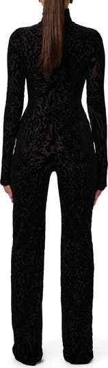 Burnout Long Sleeve Jumpsuit