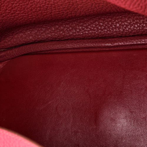 Pre-owned Hermes Hermes Lindy Bag Clemence 26 In Red