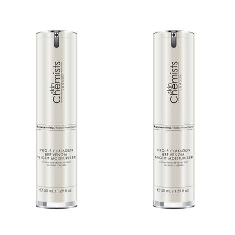 Pro-5 Collagen Bee Venom Night Moisturiser 50ml x 2 Duo Set