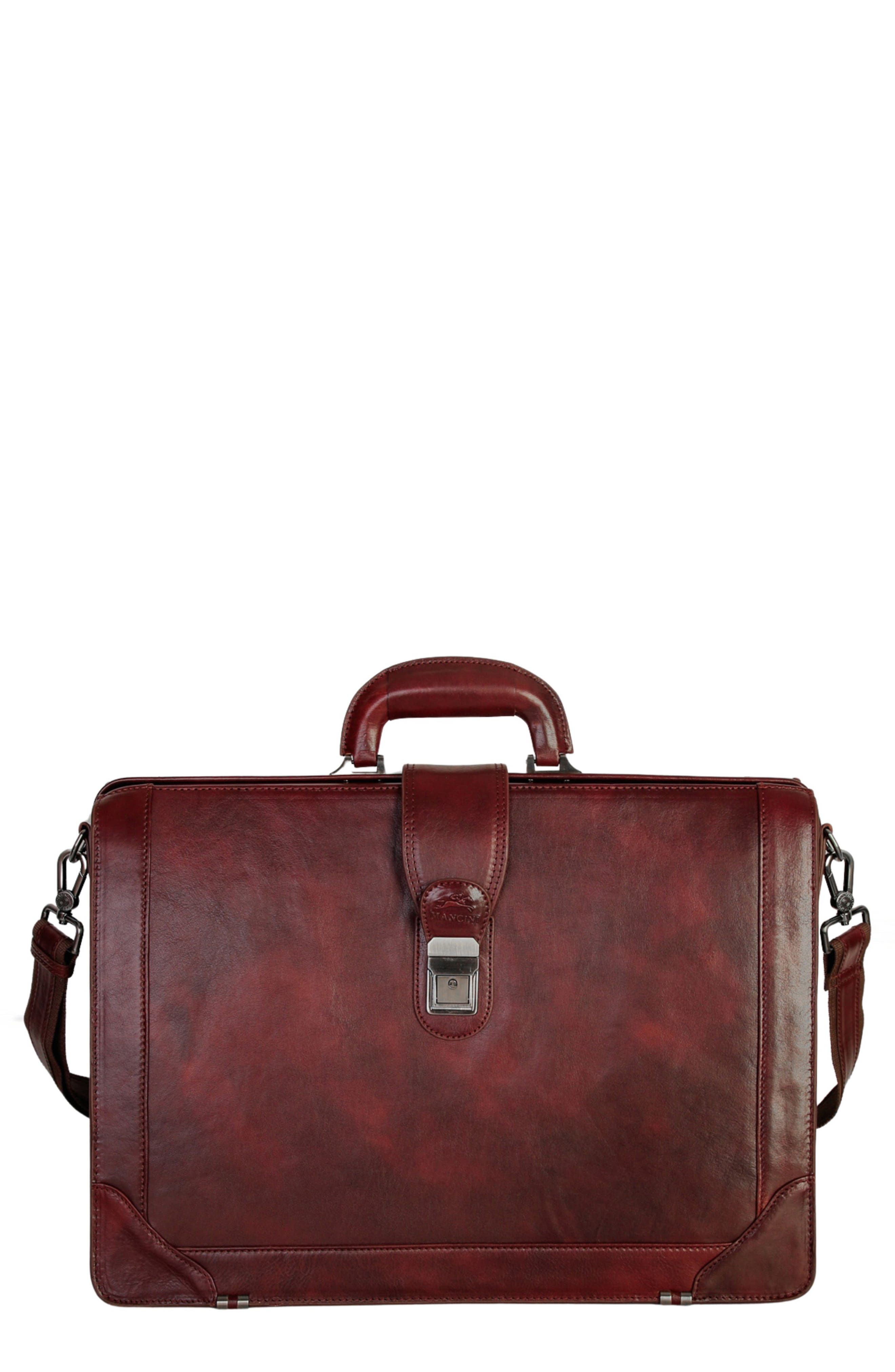 Luxurious Litigator Leather Briefcase