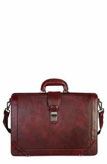 Luxurious Litigator Leather Briefcase