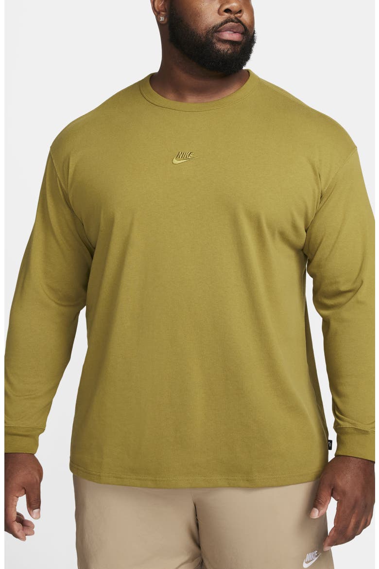 Sportswear Premium Essentials Long Sleeve T-Shirt, Alternate, color, PACIFIC MOSS