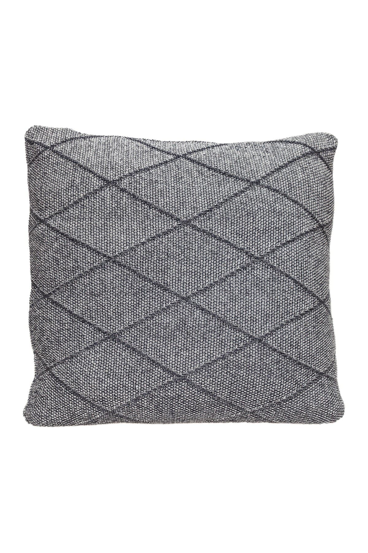 PARKLAND COLLECTION Grampy Transitional Grey Throw Pillow