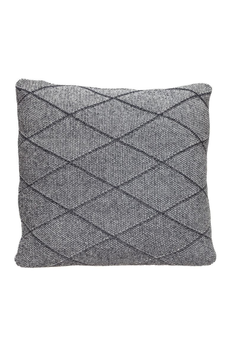 Grampy Transitional Grey Throw Pillow, Main, color, GRAY