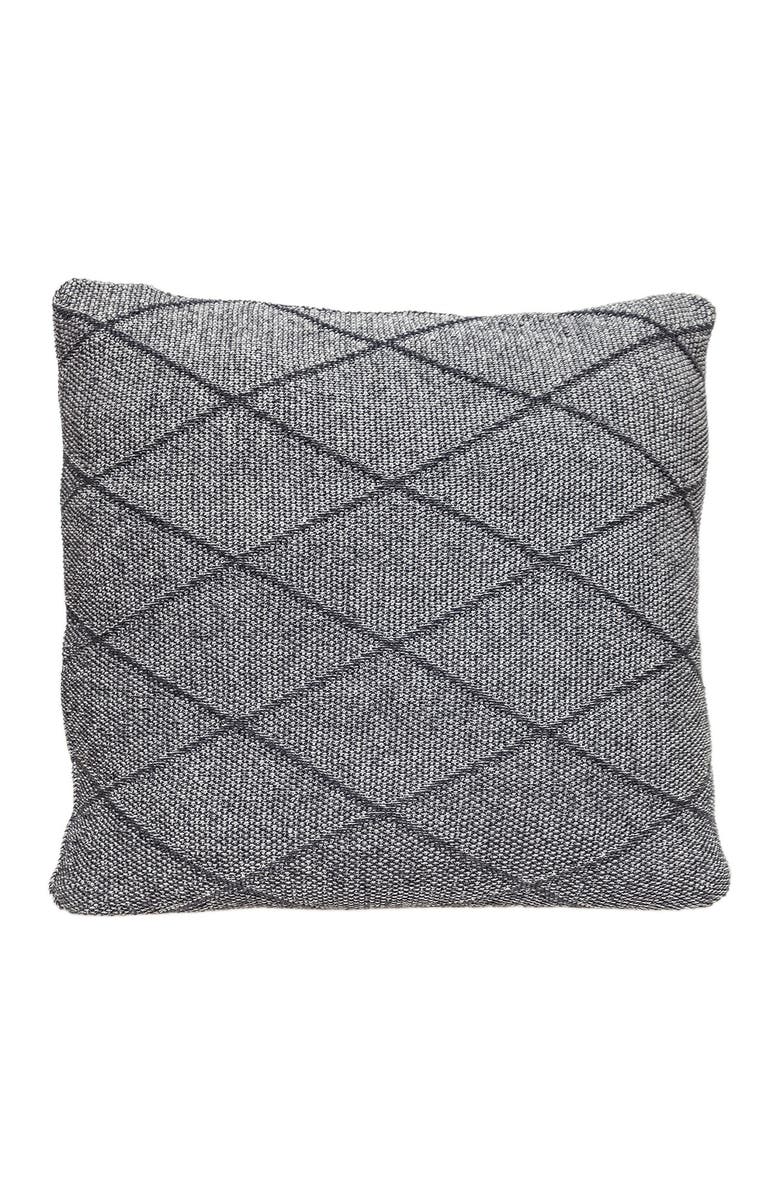 PARKLAND COLLECTION Grampy Transitional Grey Throw Pillow, Main, color, Gray