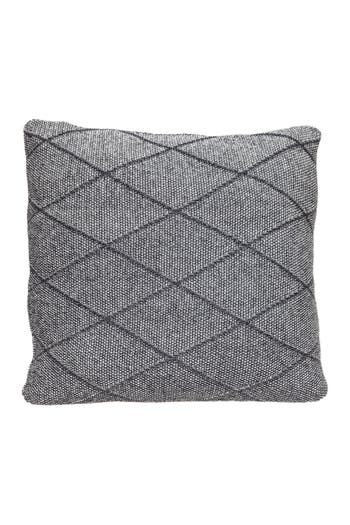 Parkland Collection Grampy Transitional Grey Throw Pillow In Gray