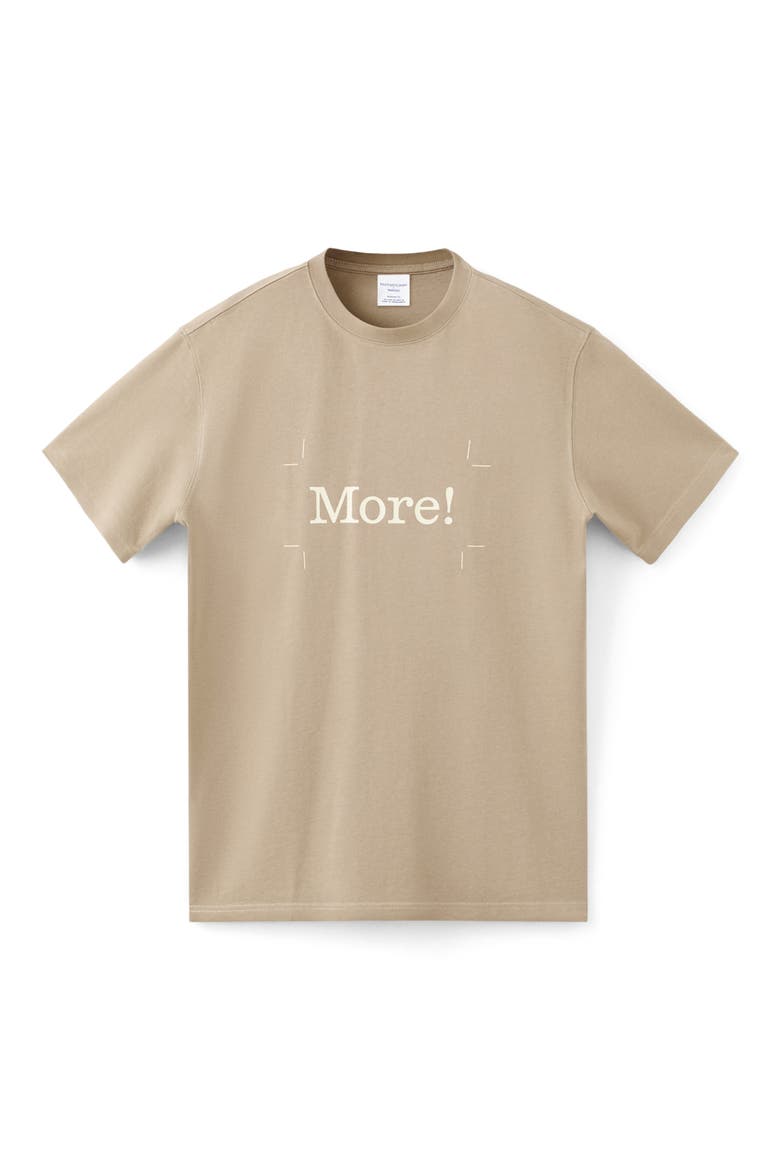 x Fantastic Man More! Graphic T-Shirt, Alternate, color, BEIGE