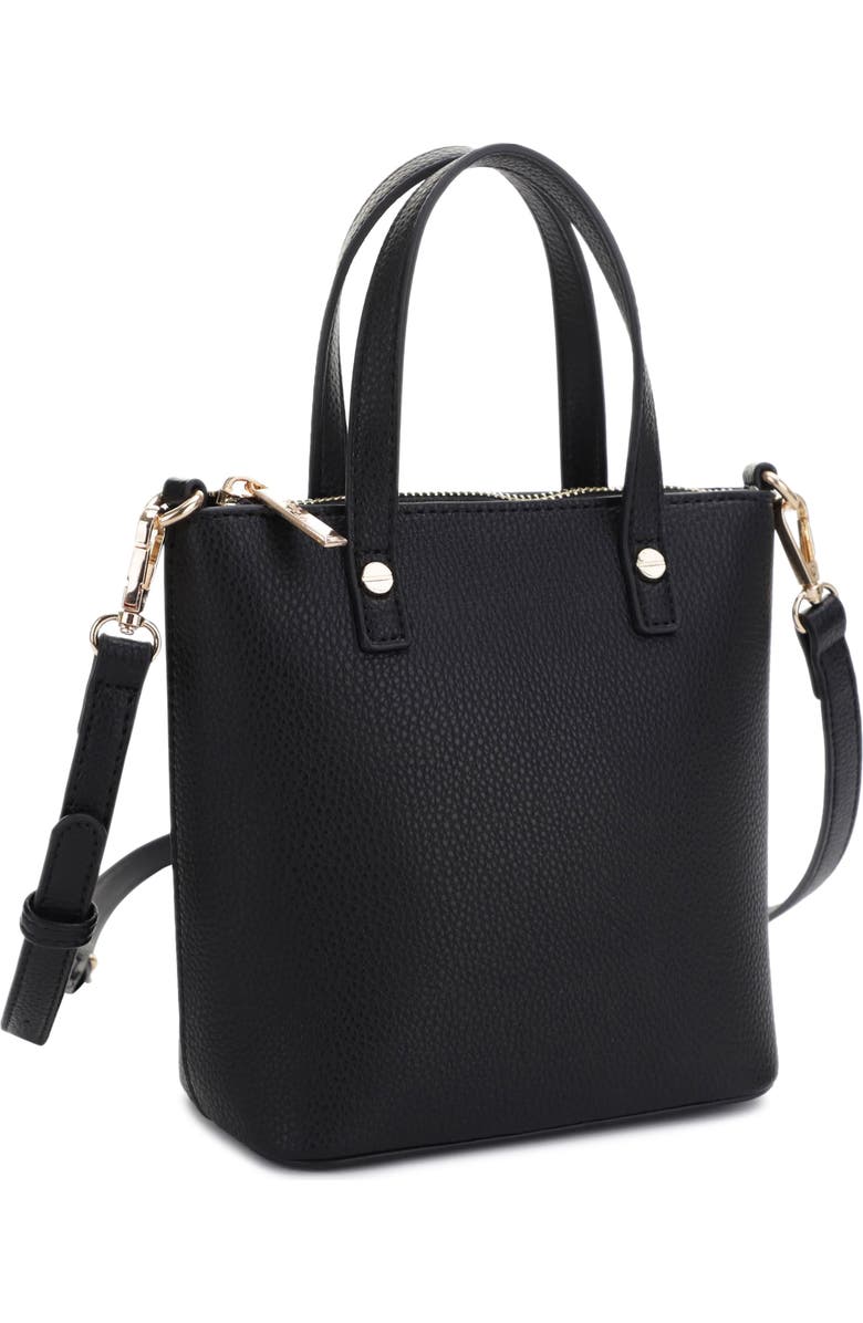 Mali + Lili Mia Mini Recycled Vegan Leather Crossbody Tote, Alternate, color,