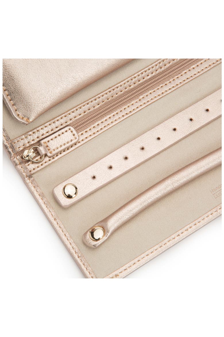 Palermo Jewelry Roll, Alternate, color, ROSE GOLD
