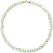 Adina Reyter Matcha Latte Jade Beaded Necklace