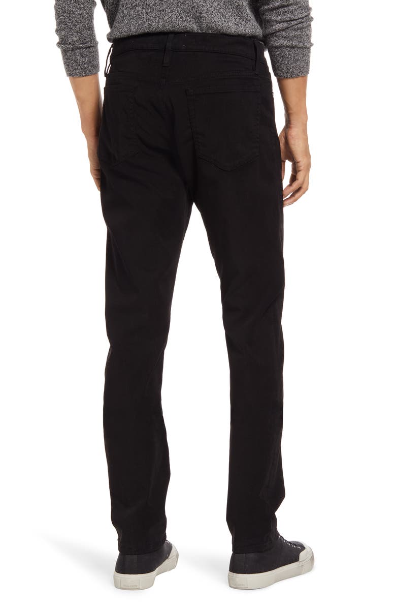 FRAME L'Homme Slim Fit Five-Pocket Twill Pants, Alternate, color, Washed Black