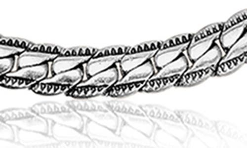 Ettika Miami Cuban Chain Necklace In Silver