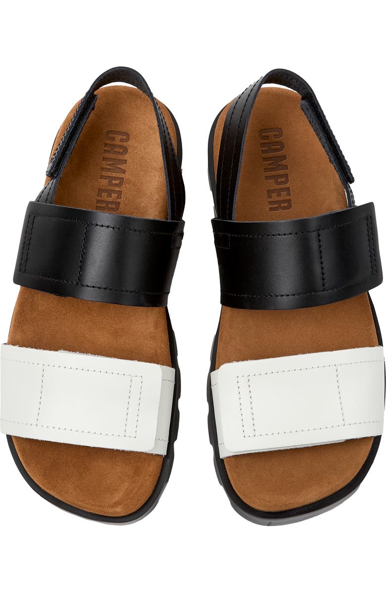 Camper Brutus Sandal, Alternate, color, Black Multi Assorted