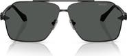 Versace 63mm Pilot Sunglasses