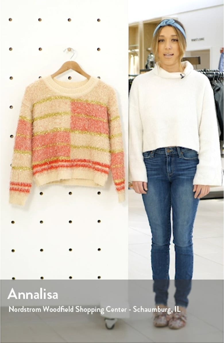 Odessa Metallic Eyelash Chenille Sweater, sales video thumbnail