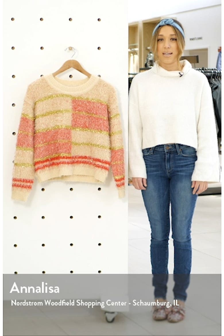 Odessa Metallic Eyelash Chenille Sweater video