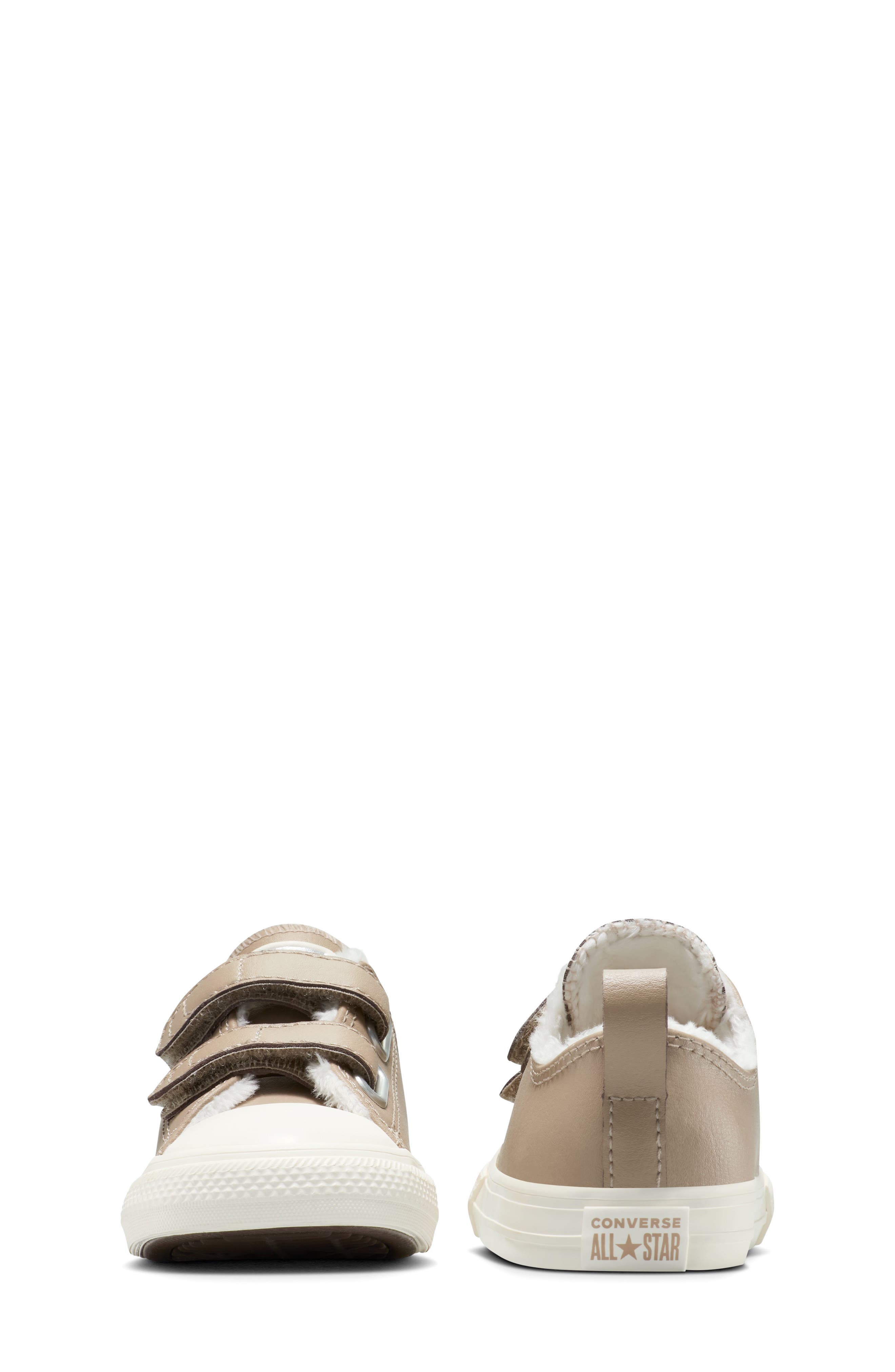 Converse Kids
 Chuck Taylor<sup
®</sup
 All Star Fuzzy Trim Sneaker, Alternate, color, Vintage Cargo/ Egret/ Egret