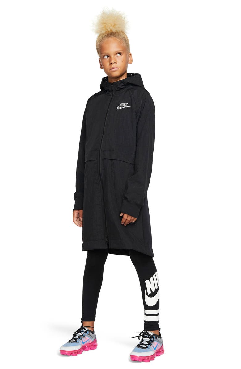 Nike Sportswear Fleece Lined Parka, Alternate, color, 
