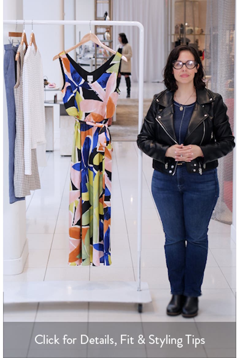 Bianca Mega Blooms Sleeveless Maxi Dress video